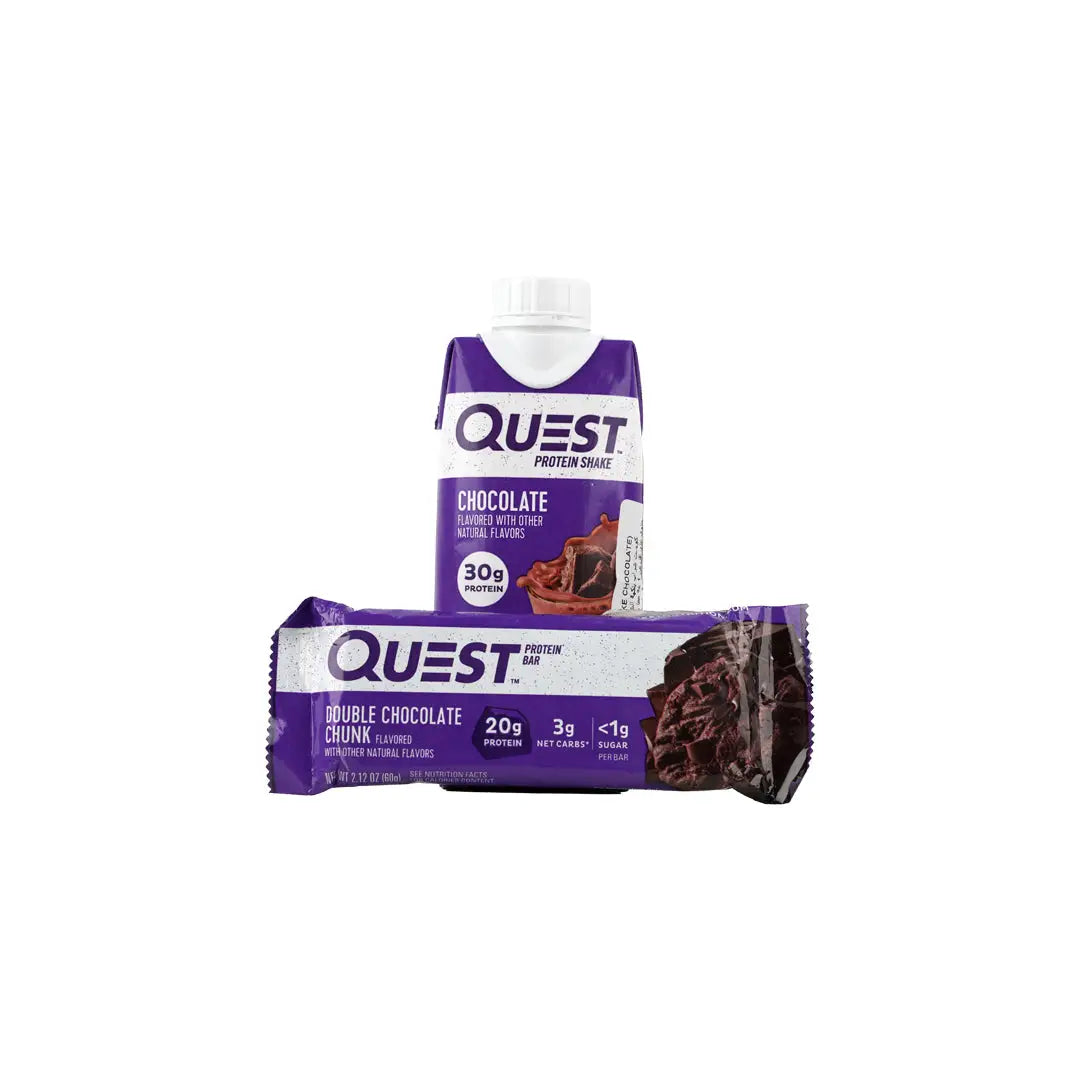 97059-Quest Protein Bar + Chocolate Shake Set +1