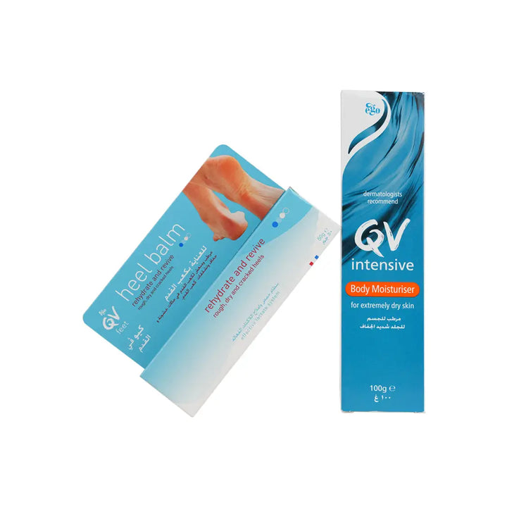 97359-QV Body Moisturiser + Heel Balm Set
