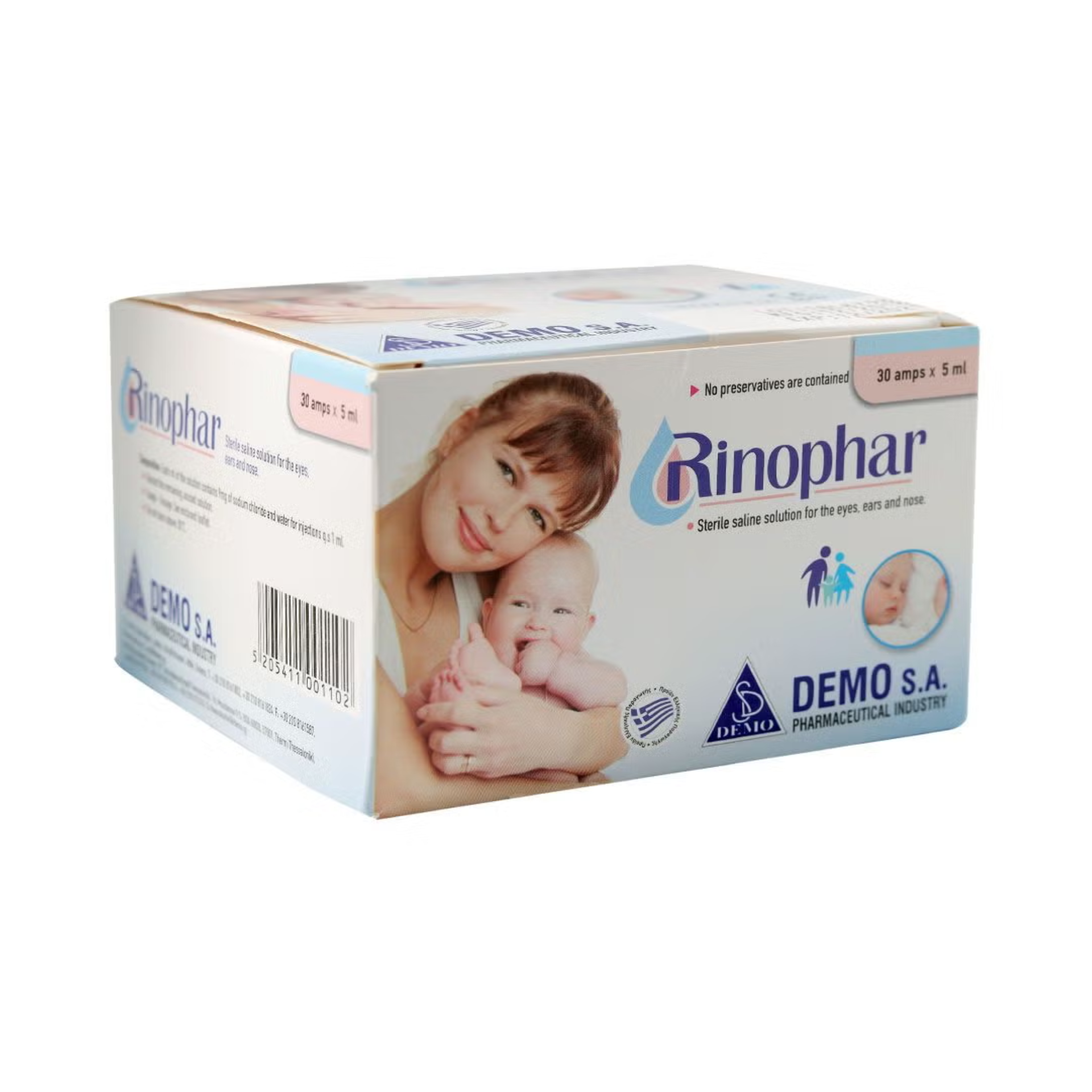 Rinophar Sterile For The Nose & Ears And Eyes
