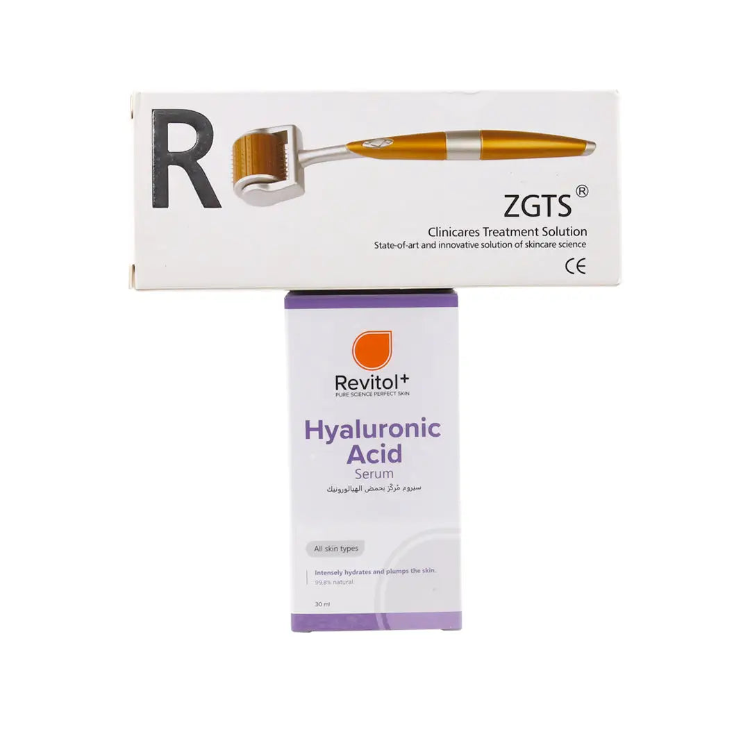 97247-Revitol+ Hyaluronic Acid Serum + Derma Roller 0.5 mm-Set +1