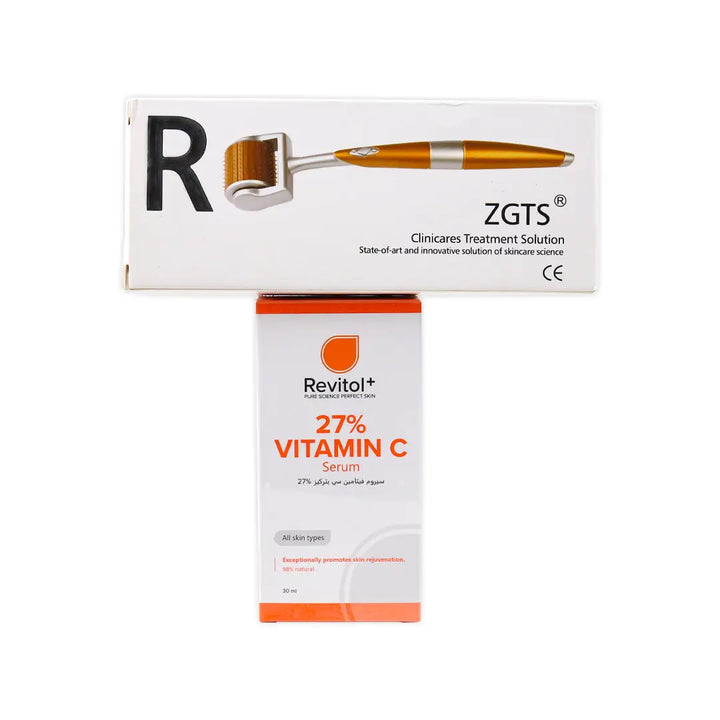 97246-Revitol+ Vitamin C Serum + Derma Roller 0.5 mm-Set +1