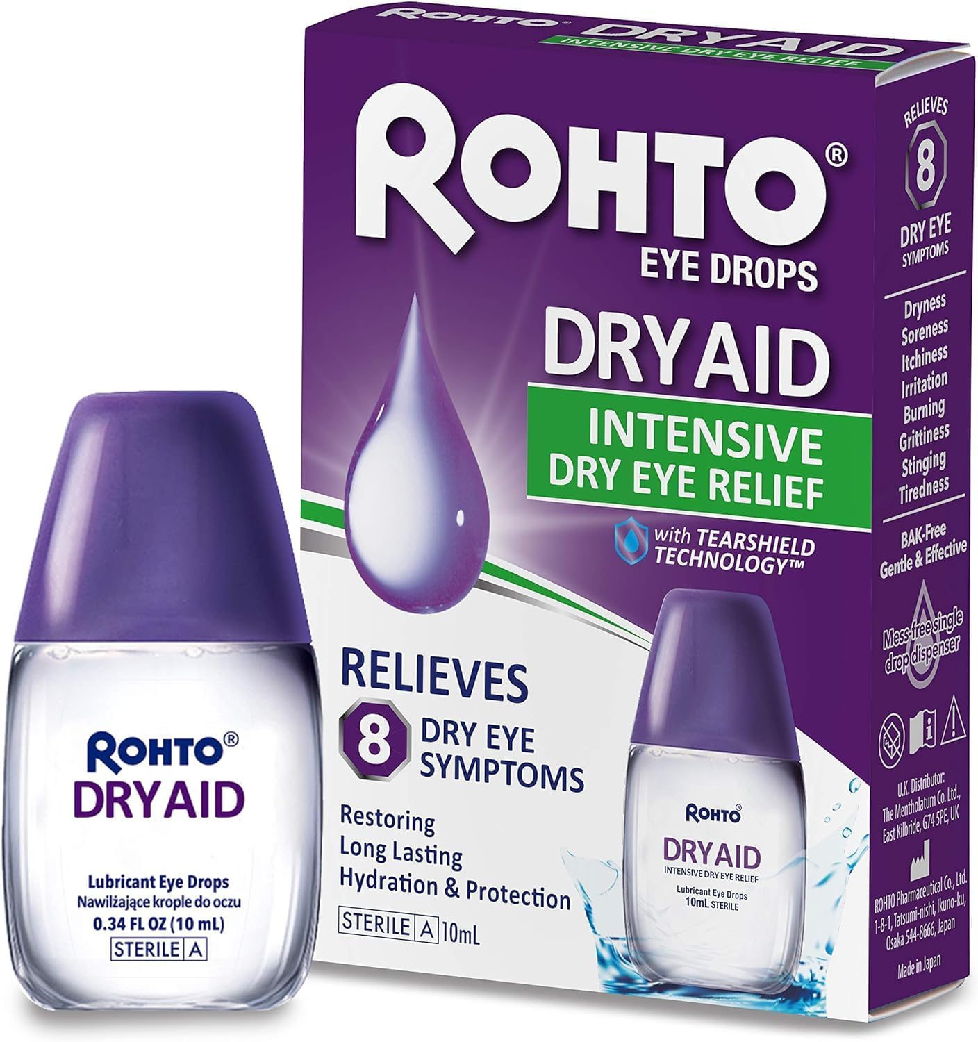 Rohto Dry Aid Intensive Eye Drops 10ml