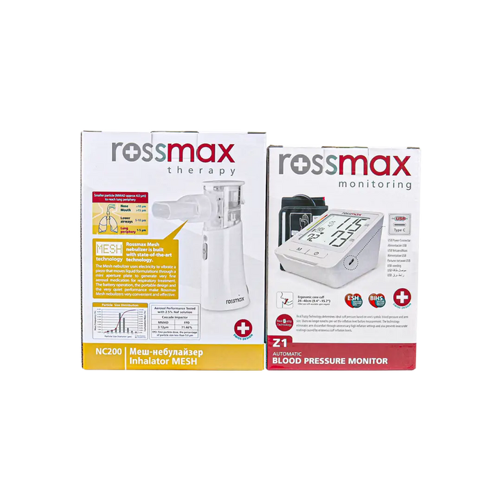 97144-Rossmax Bp Monitor-Z1+Nebulizer-NC200-Set +1