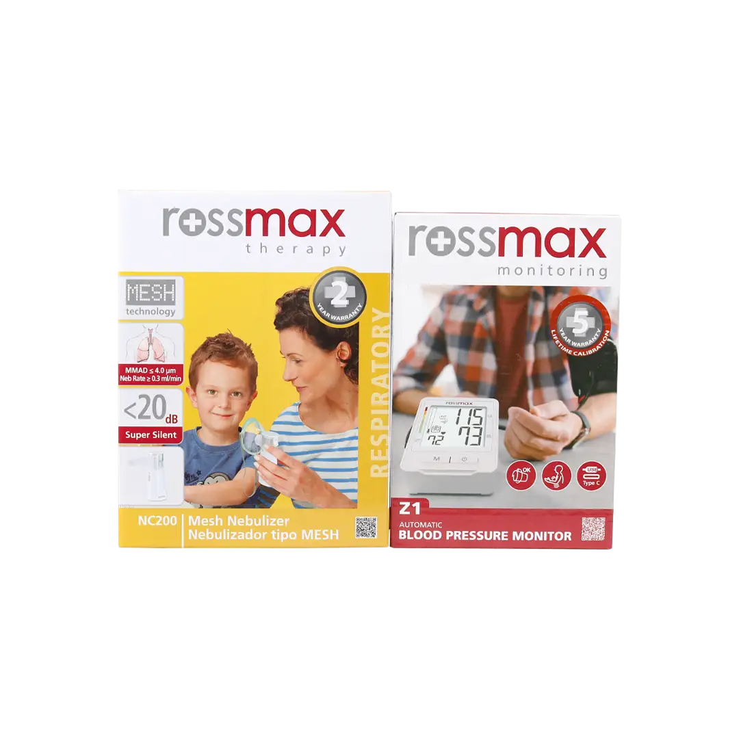 97144-Rossmax Bp Monitor-Z1+Nebulizer-NC200-Set