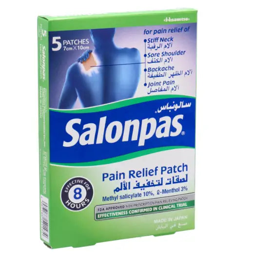 SALONPAS PAIN RELIEF 5 PATCHES