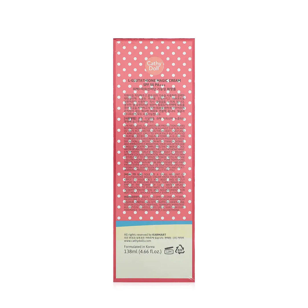 53090-Cathy Doll L-Glutathione Magic Cream SPF50  Pa+++ 60ml +4