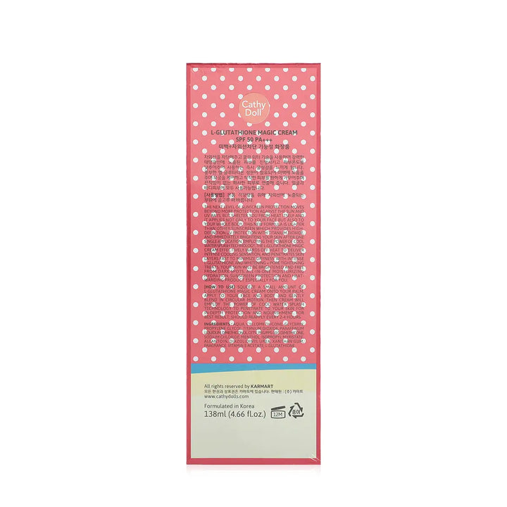 53090-Cathy Doll L-Glutathione Magic Cream SPF50  Pa+++ 60ml +4