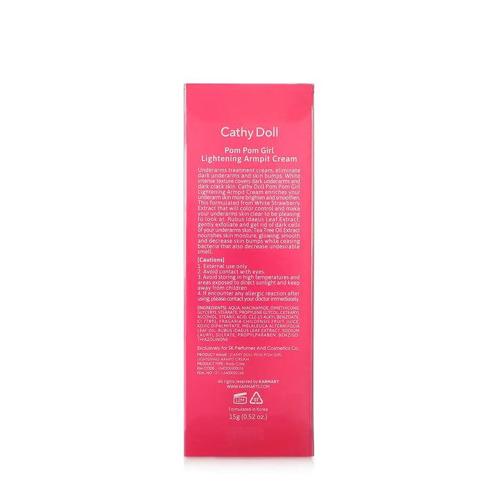 51951-Cathy Doll Pom Pom Girl Lightening Armpit Cream 15g +2