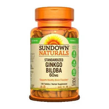 SUNDOWN GINKGO BILOBA 60MG 100TAB