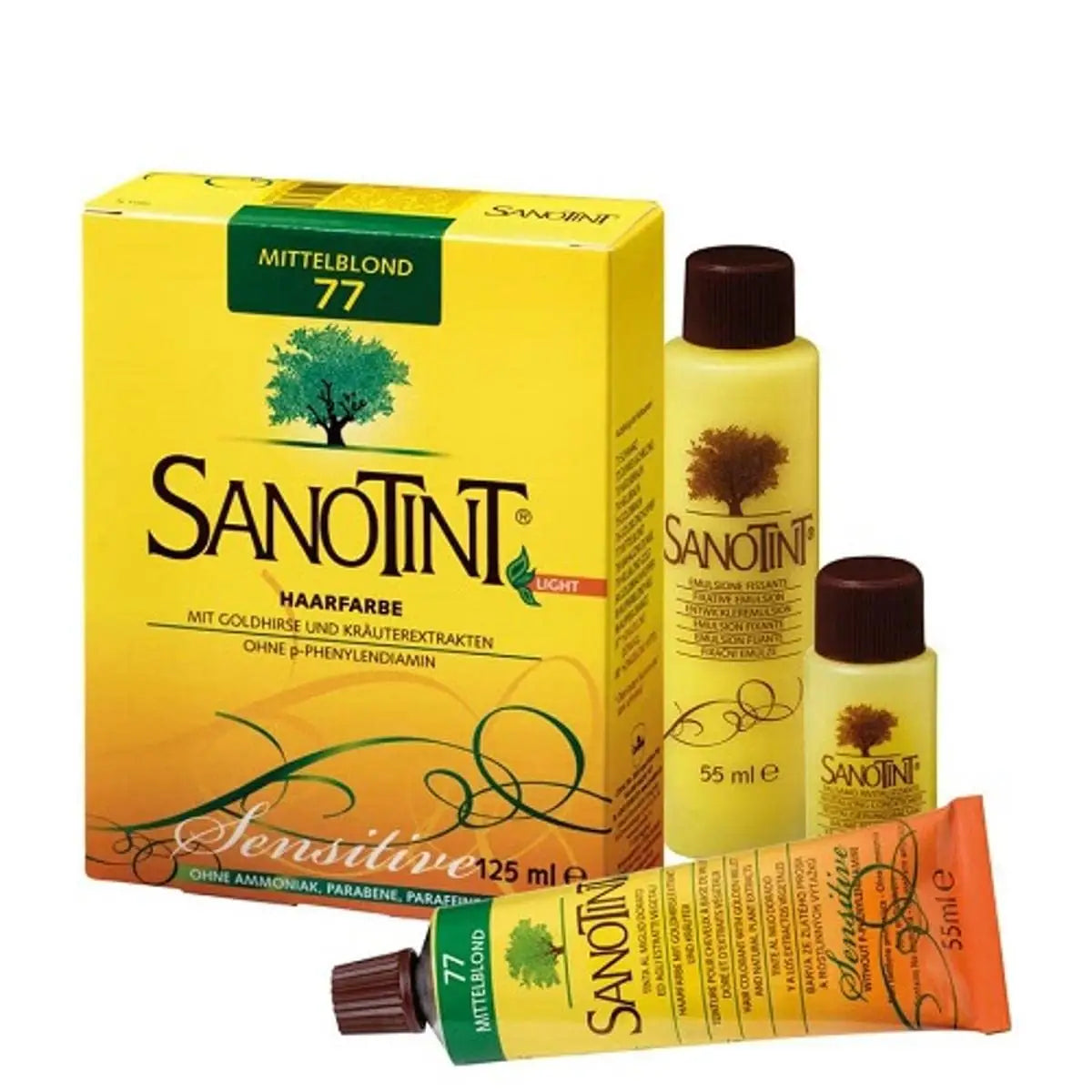 53808-Sanotint Hair Color No.77 - Dark Golden Blonde 125ml