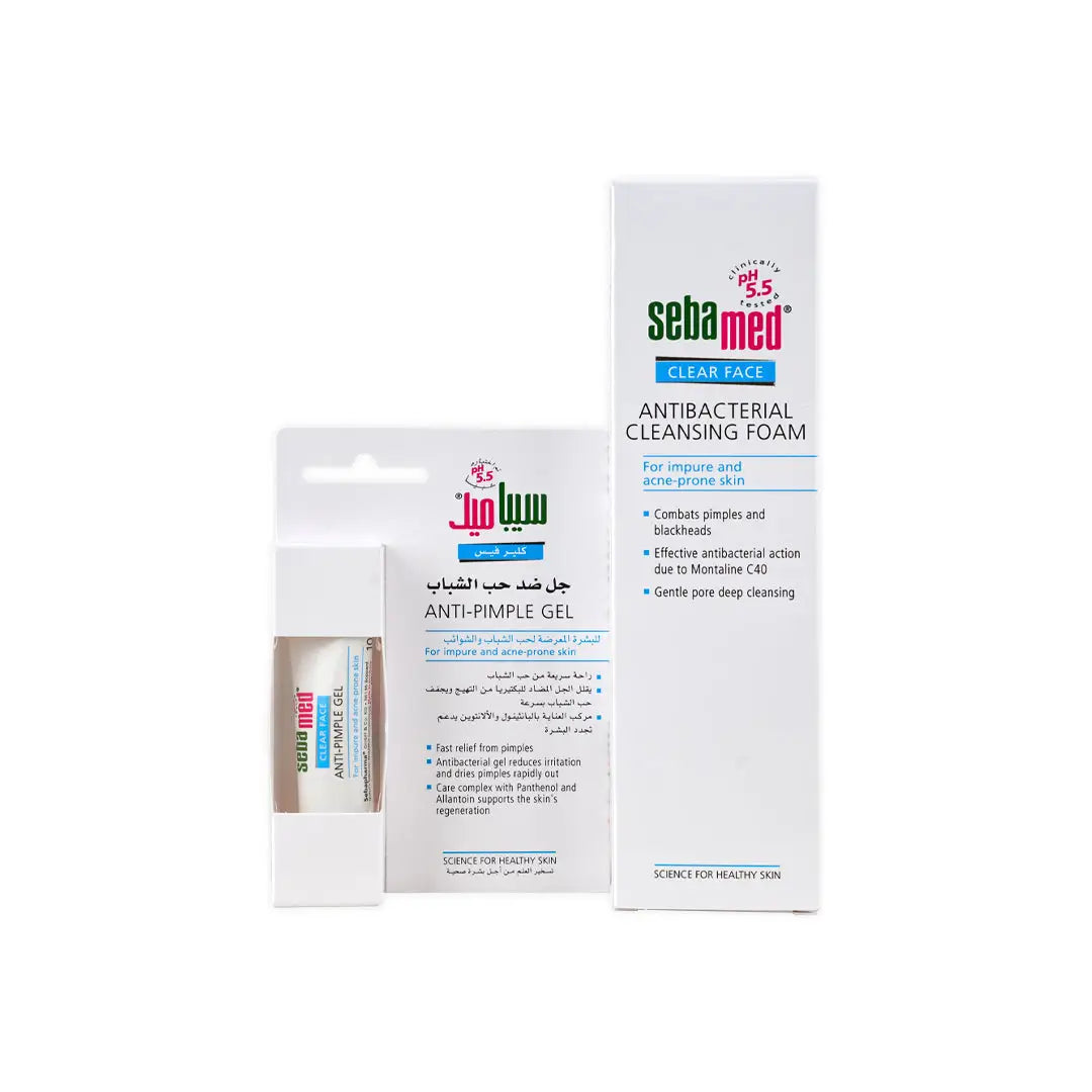 97227-Sebamed Anti-Acne Cleansing Foam + Gel Set +1