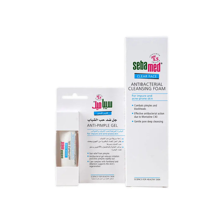 97227-Sebamed Anti-Acne Cleansing Foam + Gel Set +1