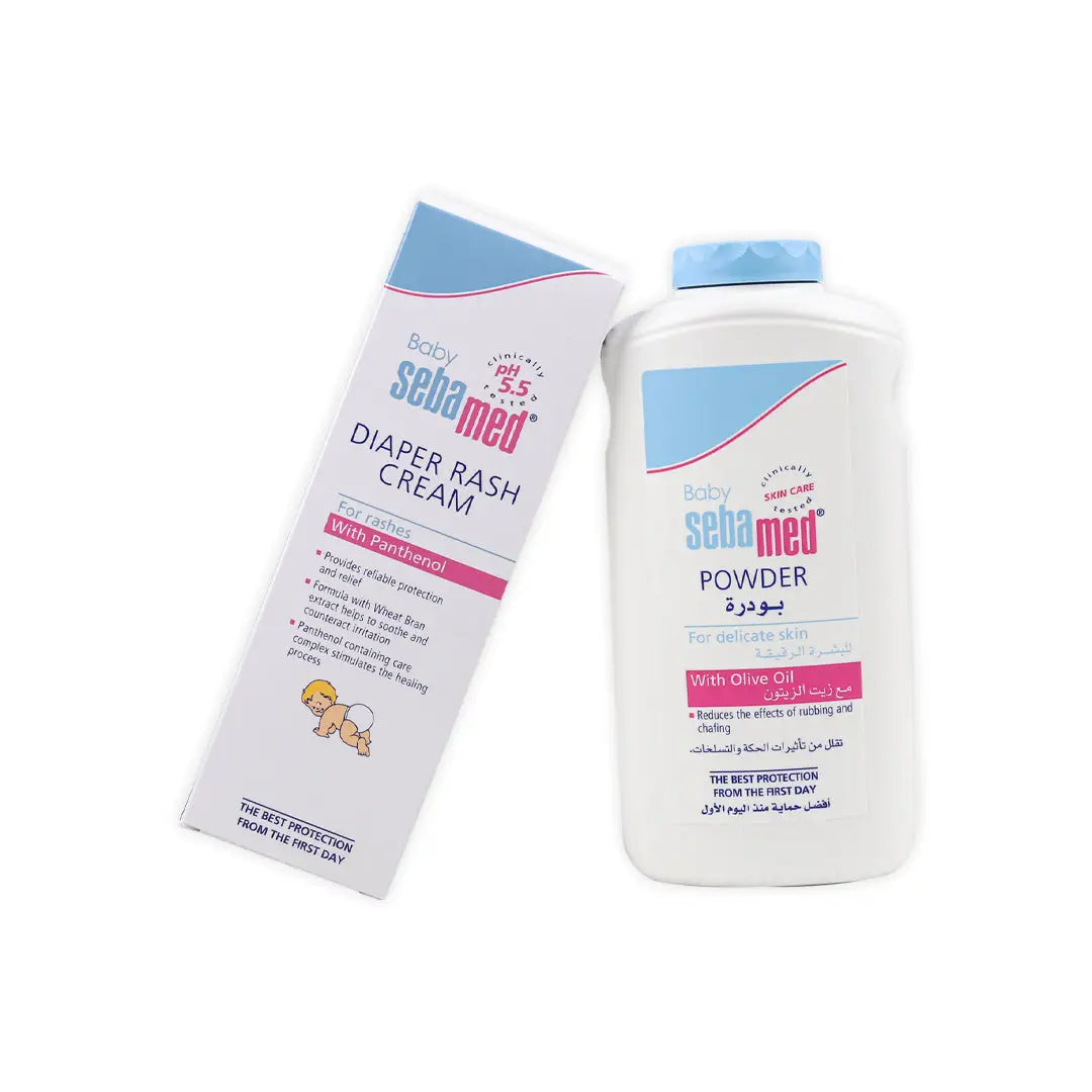 97229-Sebamed Baby Diaper Cream + Baby Powder Set
