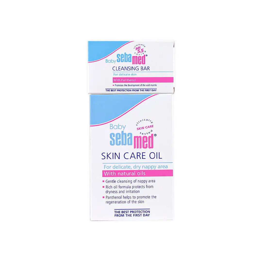 97232-Sebamed Baby Oil + Cleansing Bar Set +1