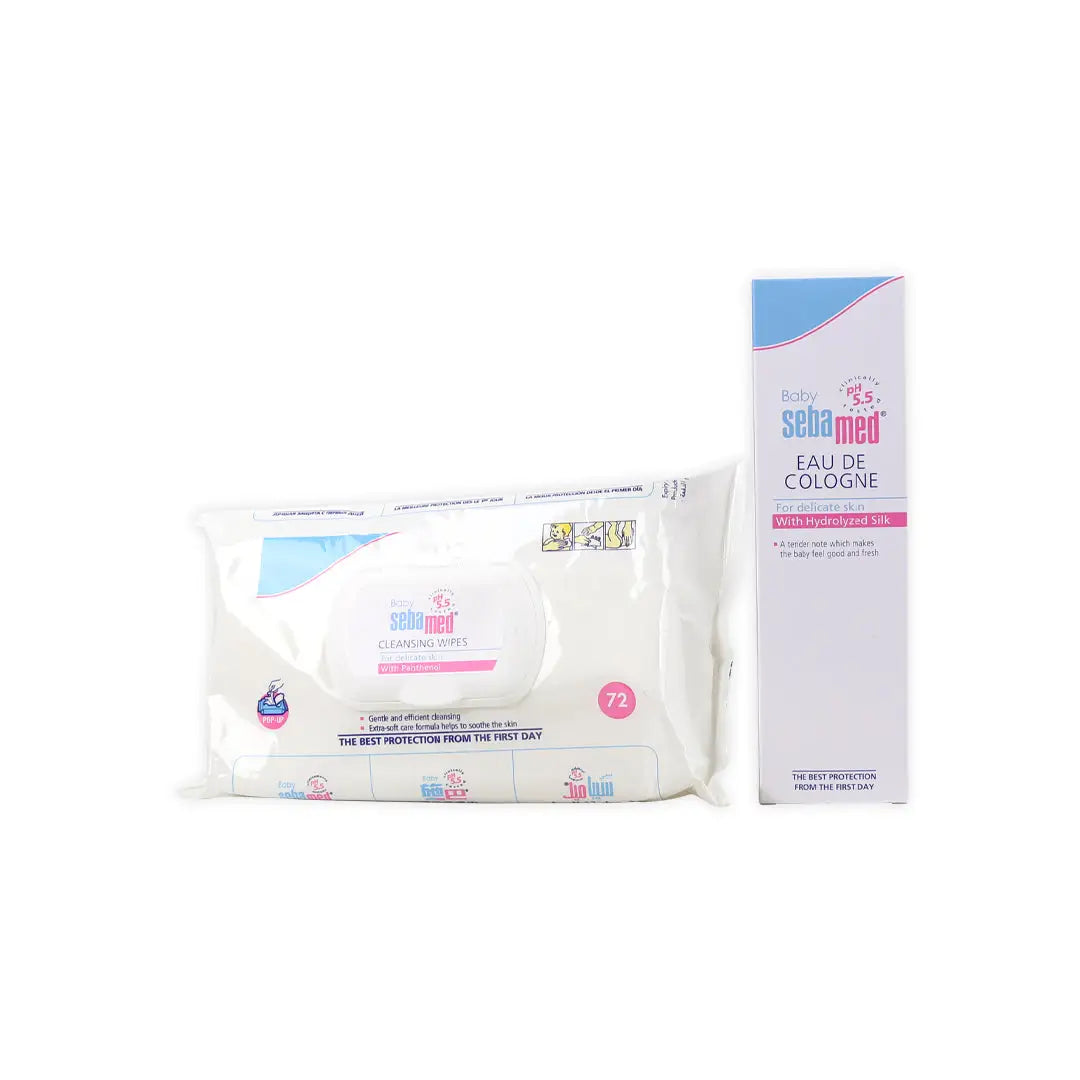97230-Sebamed Baby Wipes + Eau De Cologne Set