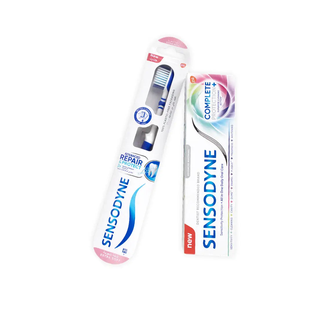 97142-Sensodyne Whitening Toothpaste + Toothbrush Set