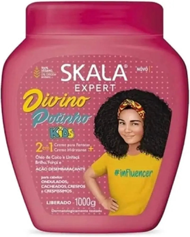 54735-Skala Expert Divino Potinho Kids 2 In 1 Conditioner 1000g +2