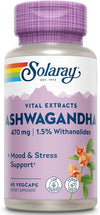 Solaray Ashwagandha 470mg 60 Vegcaps