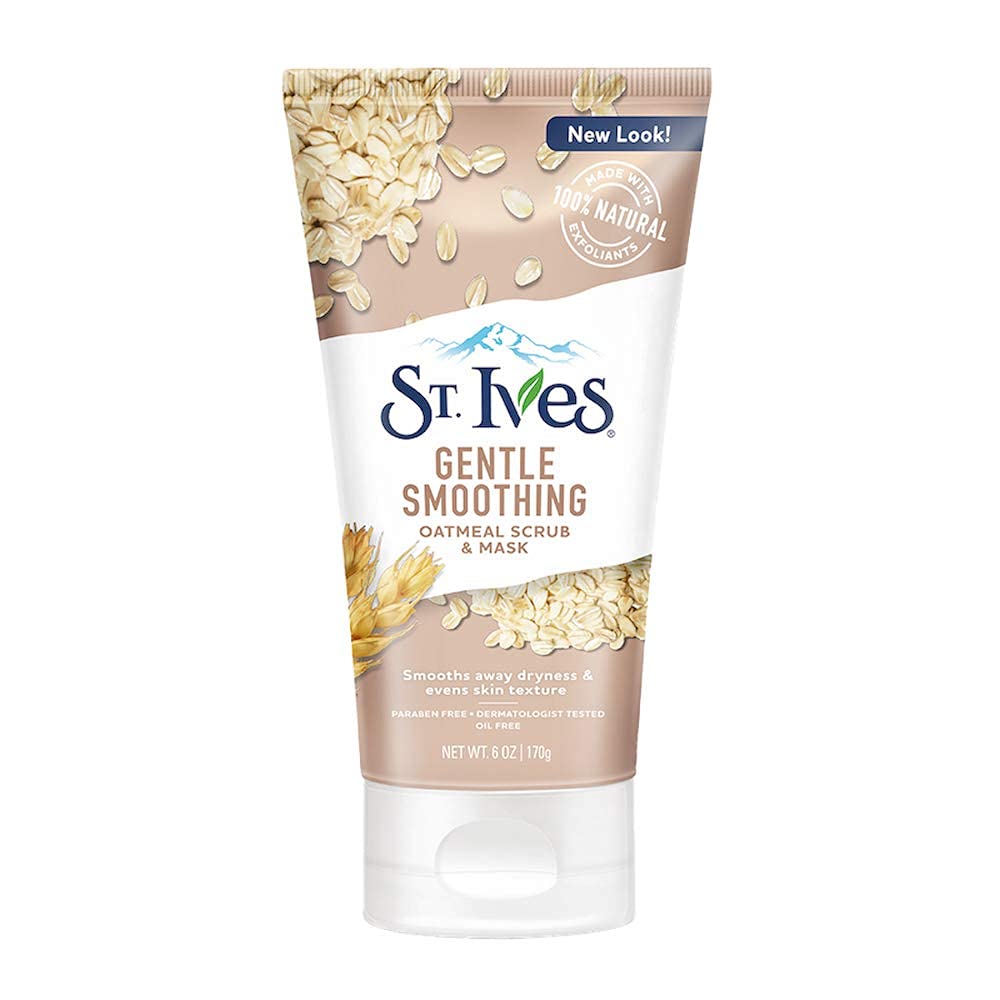 St.Lves Scrub & Mask 170g-Gentle Smoothing 1+1 Offer