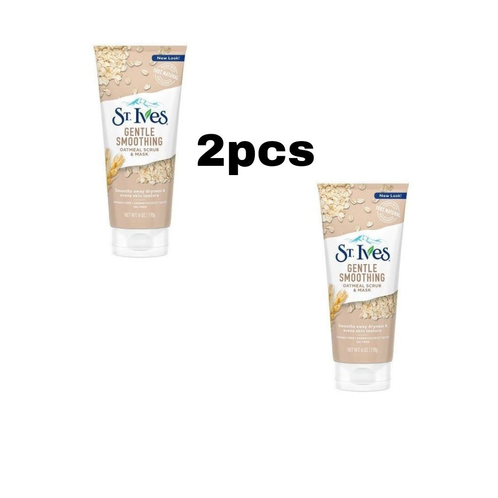 St.Lves Scrub & Mask 170g-Gentle Smoothing 1+1 Offer