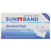 Sun Band Alcohol Pad 70% Swab 100Pcs