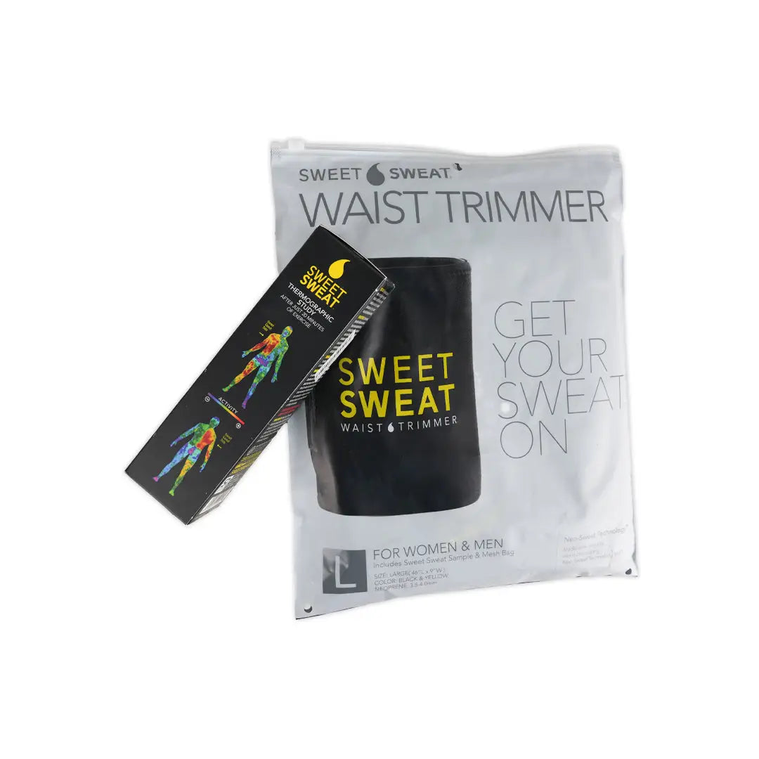 97088-Sweet Sweat Waist Trimmer L + Workout Enhancer Set