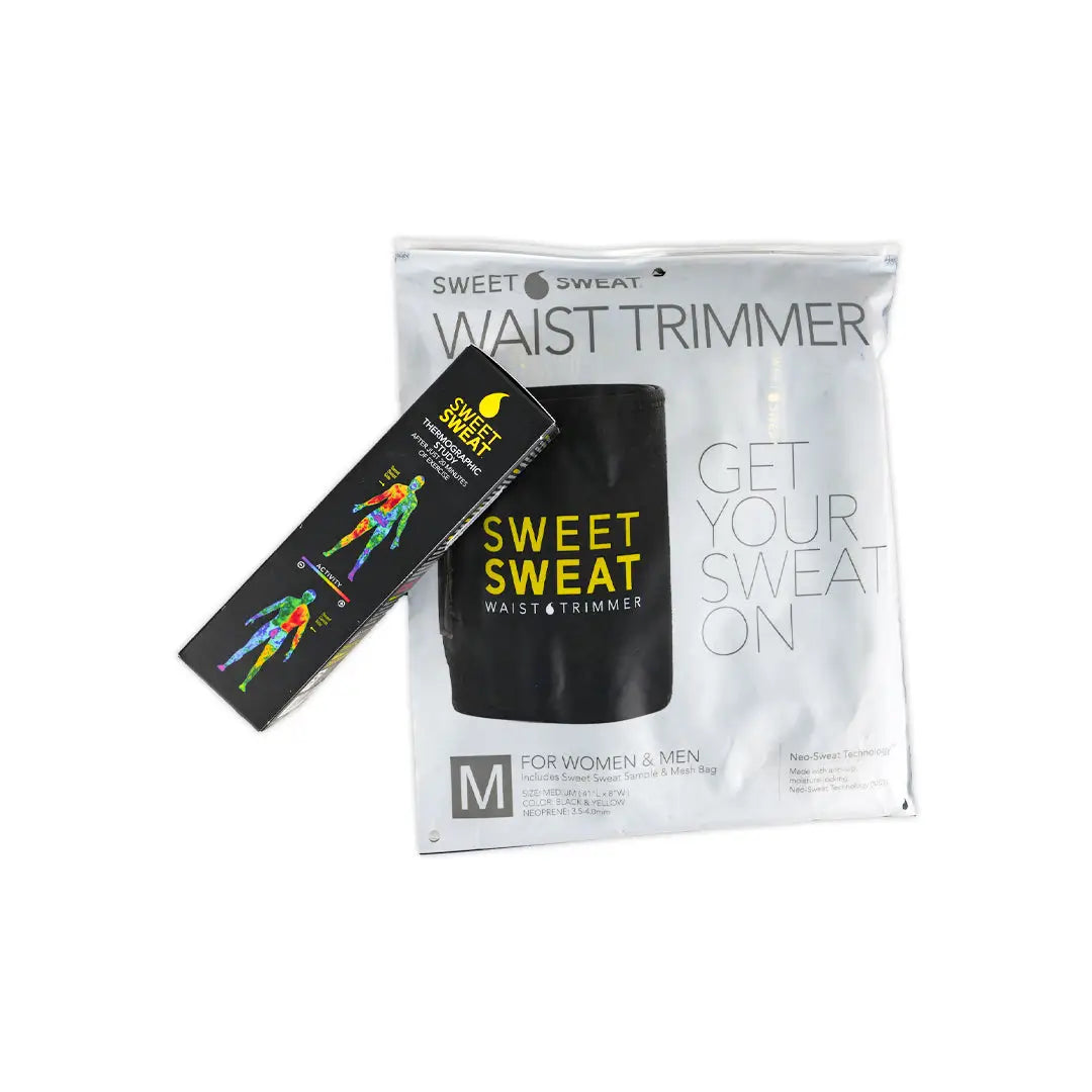 97087-Sweet Sweat Waist Trimmer M + Workout Enhancer Set