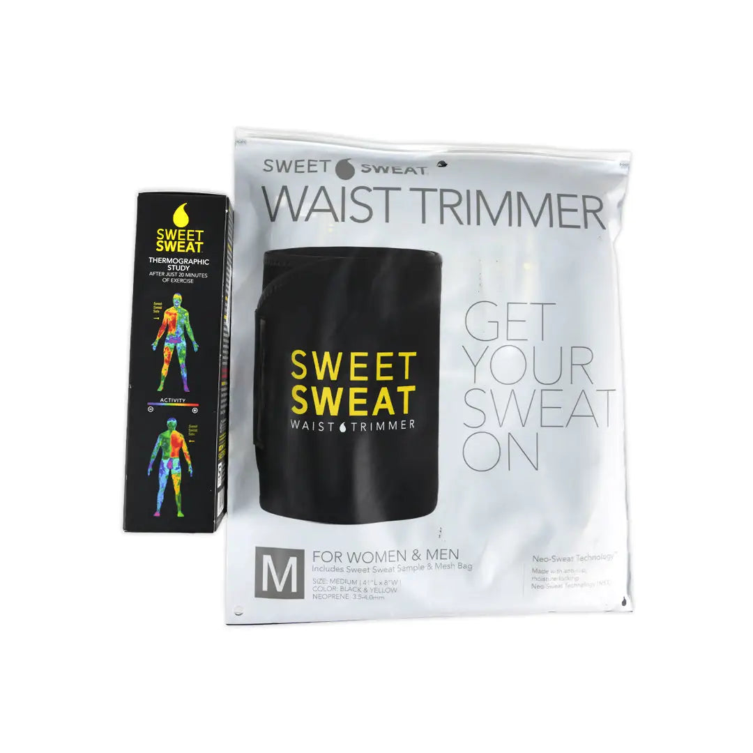97087-Sweet Sweat Waist Trimmer M + Workout Enhancer Set +1