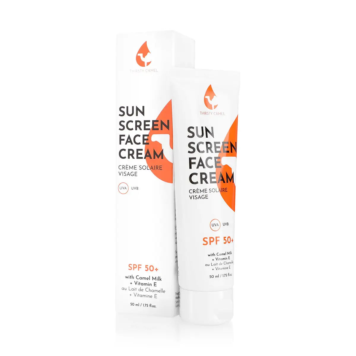 Thirsty Camel Sun Screen Face Cream Spf 50+ 50ml