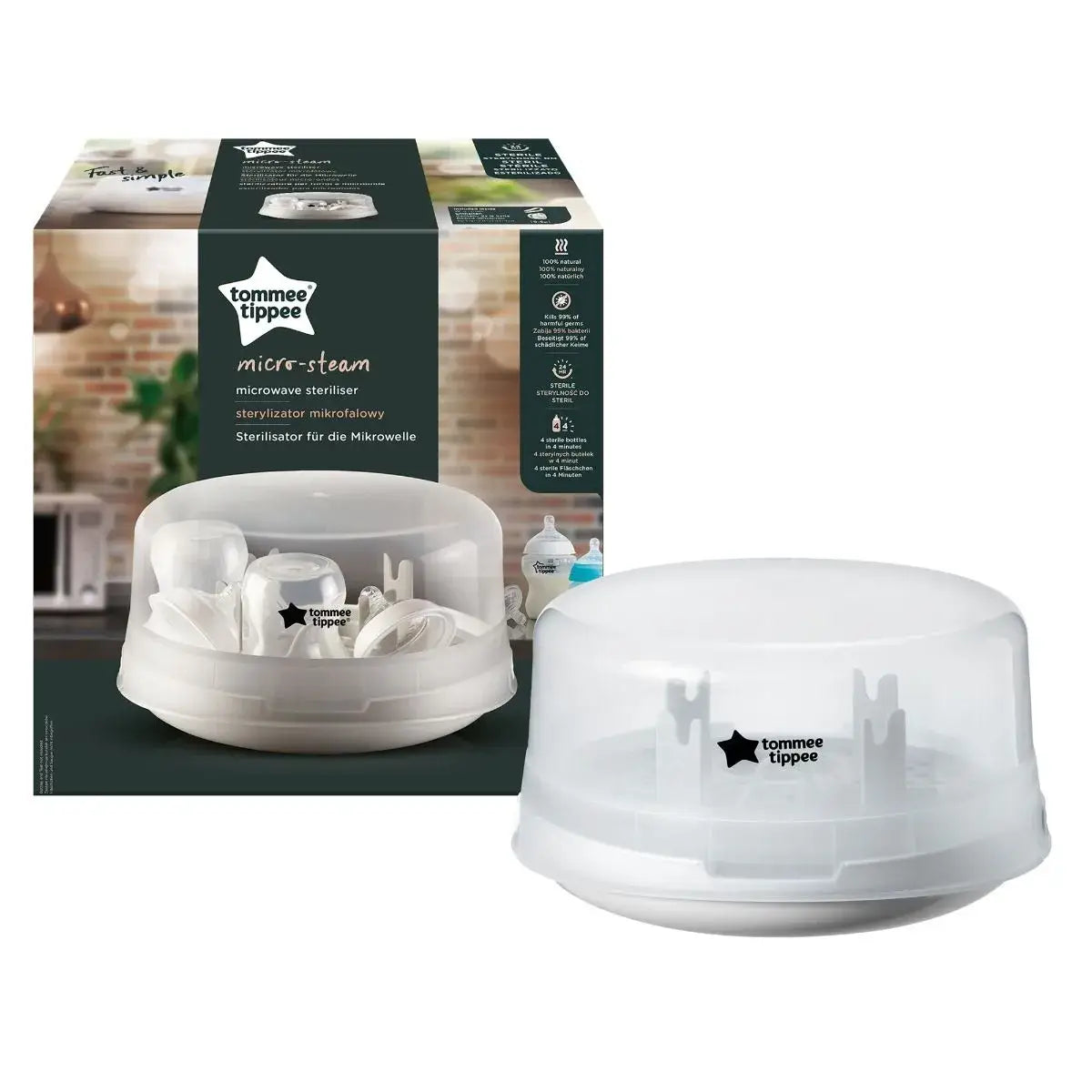 53407-Tommee Tippee Microwave Steam Sterilizer - 6104