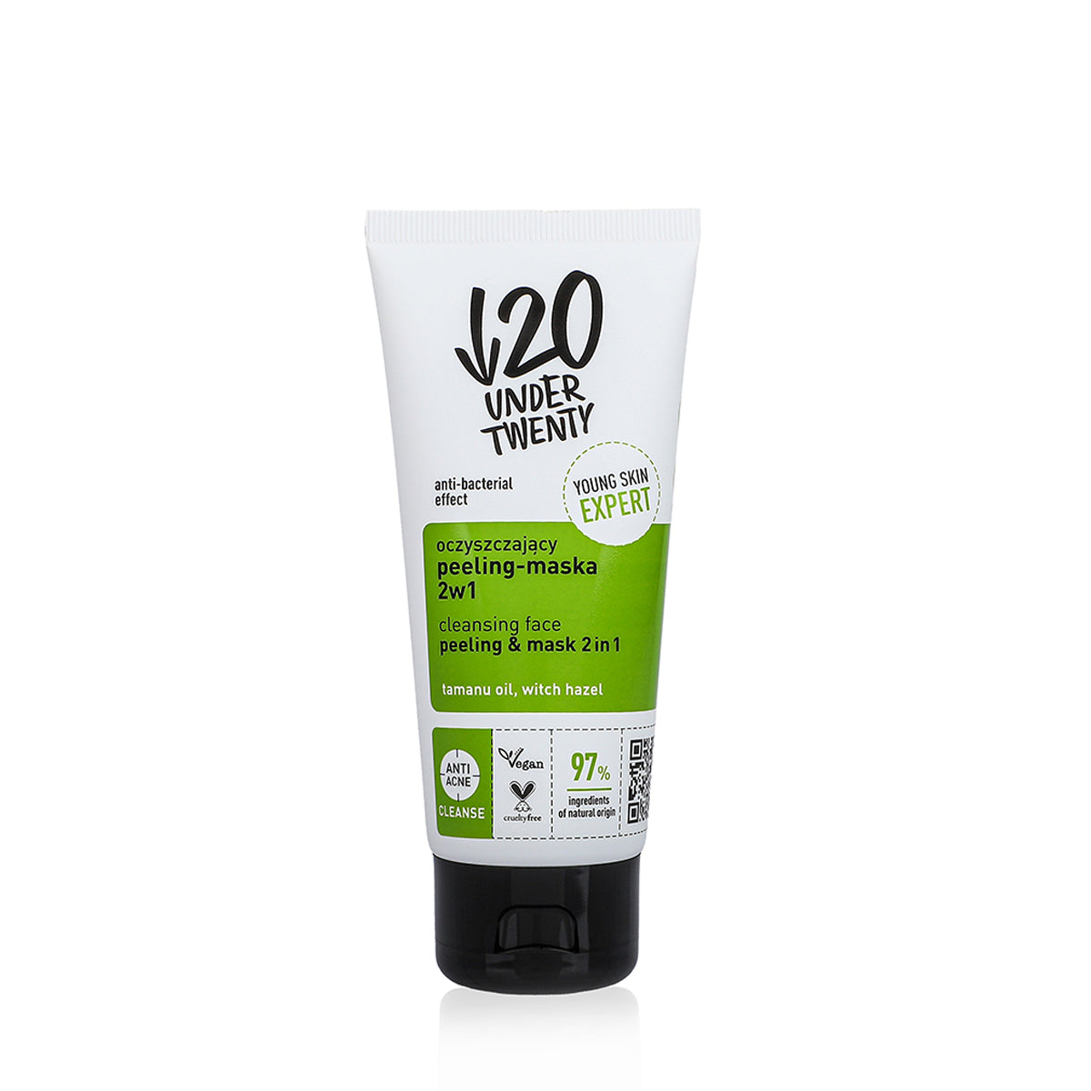 Under Twenty - Cleansing Face Peeling & Mask 2 In 1 100ml