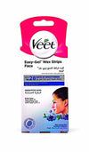 VEET WAX STRIPS FOR FACE SENSITIVE SKIN 20 PCS