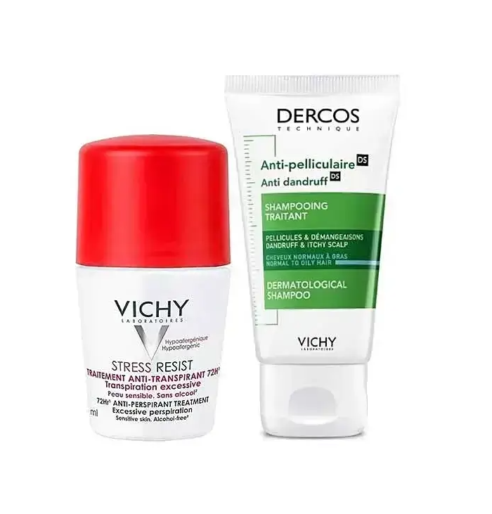 VICHY DEO ROLL RED 50ML + ANTI DANDRUFF NORM-OILY 50ML OFFER