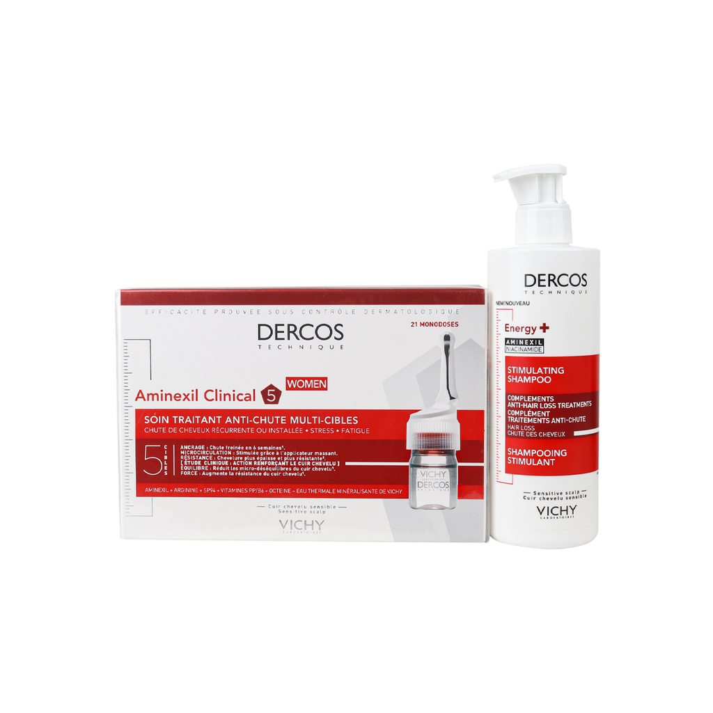 Vichy Dercos Aminexil + Dercos Energy+ Stimulating Shampoo Women