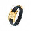 Visponder Gold with Black Silicon Strap -Brain