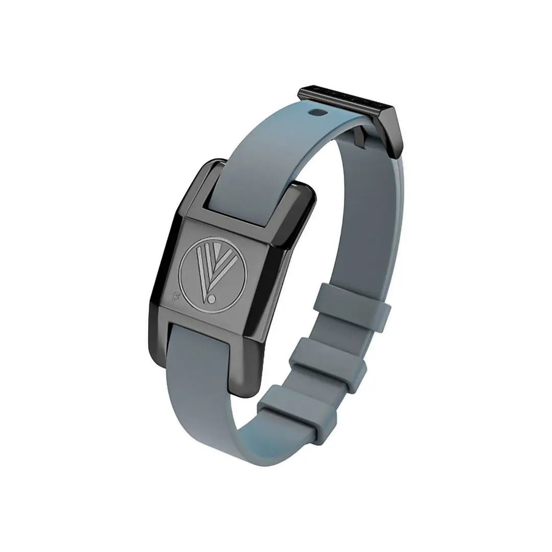 85007-Visponder Black with Gray Silicon Strap - Sport