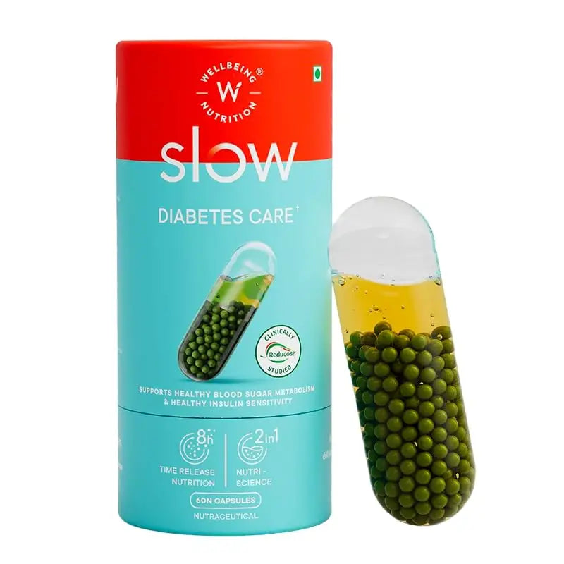 Wellbeing Slow Diabetes Care 60 Capsules