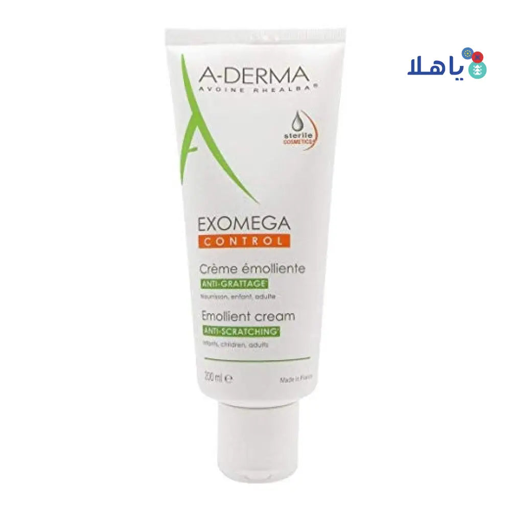 A-DERMA EXOMEGA CONTROL EMOLLIENT CREAM 200ML