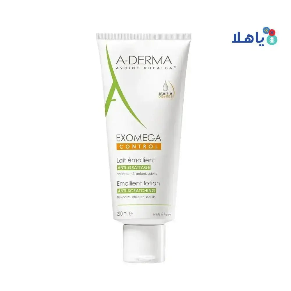 A - DERMA - A - DERMA EXOMEGA CONTROL EMOLLIENT LOTION 200ML - Pharmazone - 