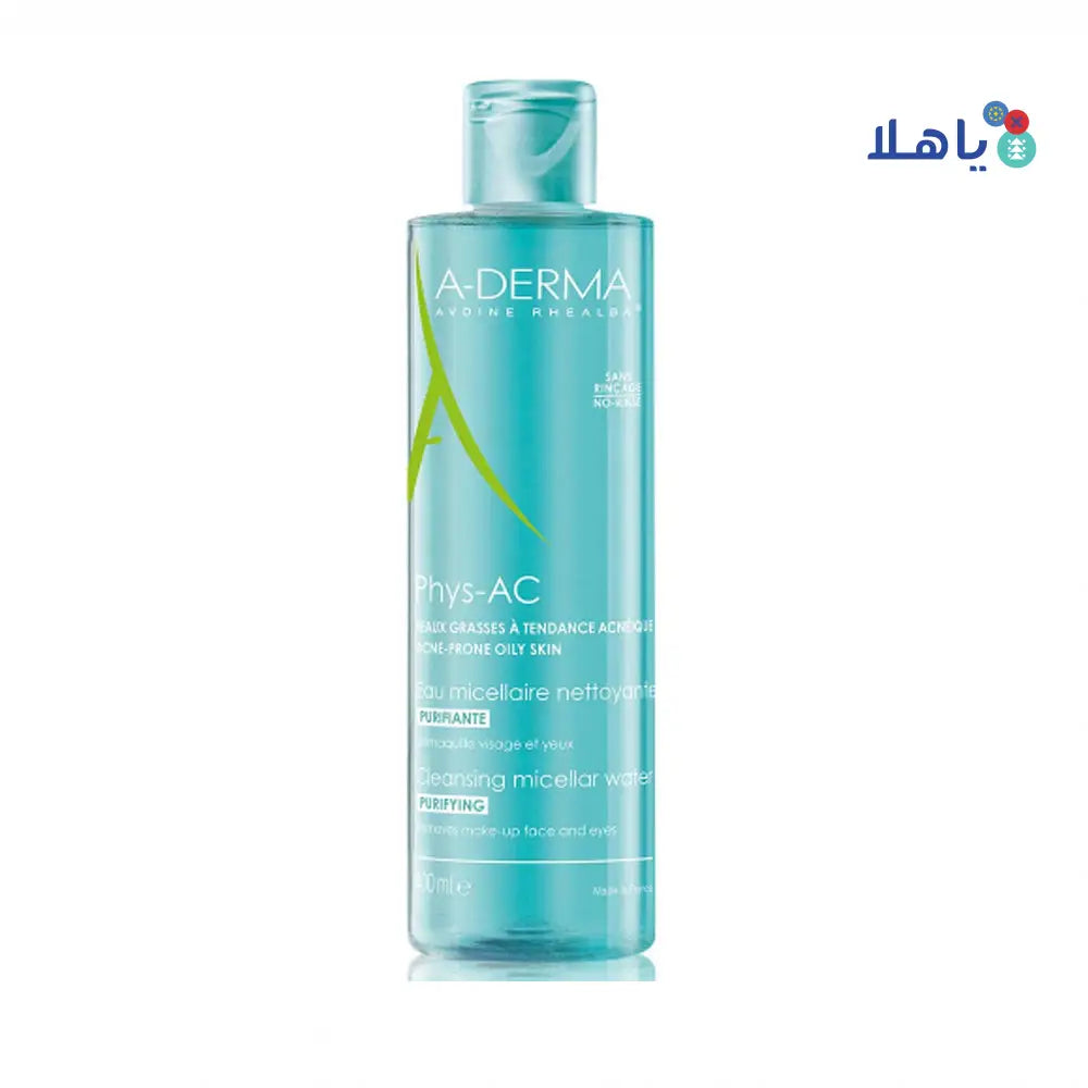 A-DERMA PHYS-AC PURIFYING MICELLAR WATER 400ML