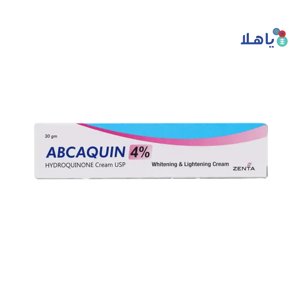 ZENTA - Abcaquin 4% Whitening & lightening Cream 30gm - Pharmazone - 