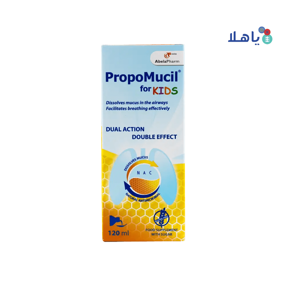 ABELA PHARM - PROPOMUCIL FOR KIDS SYRUP 120ML - Pharmazone - 