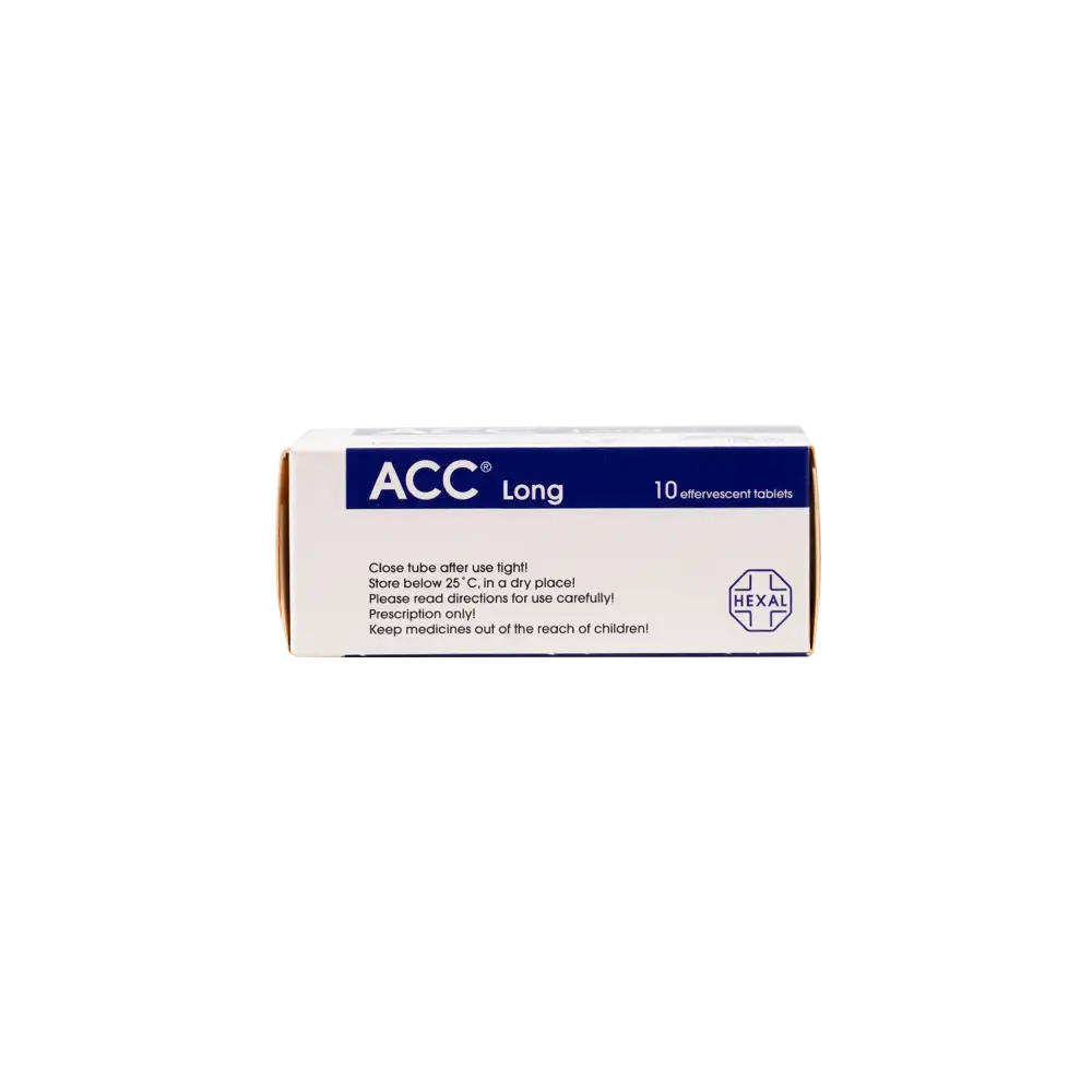 ACC LONG 600MG 10 EFFERVESCENT TABLETS