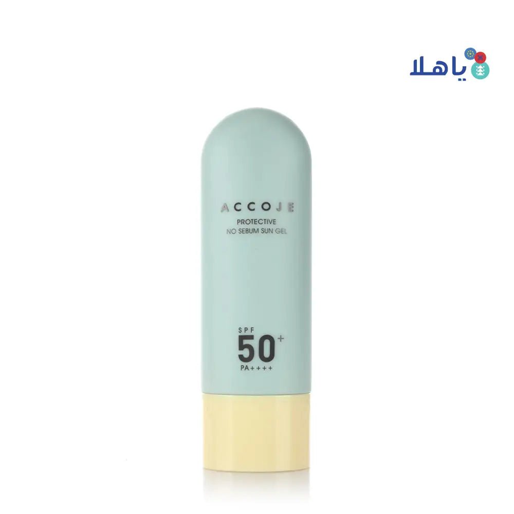 ACCOJE - ACCOJE PROTECTIVE SPF50+ NO SEBUM SUN GEL 50ML - Pharmazone - 