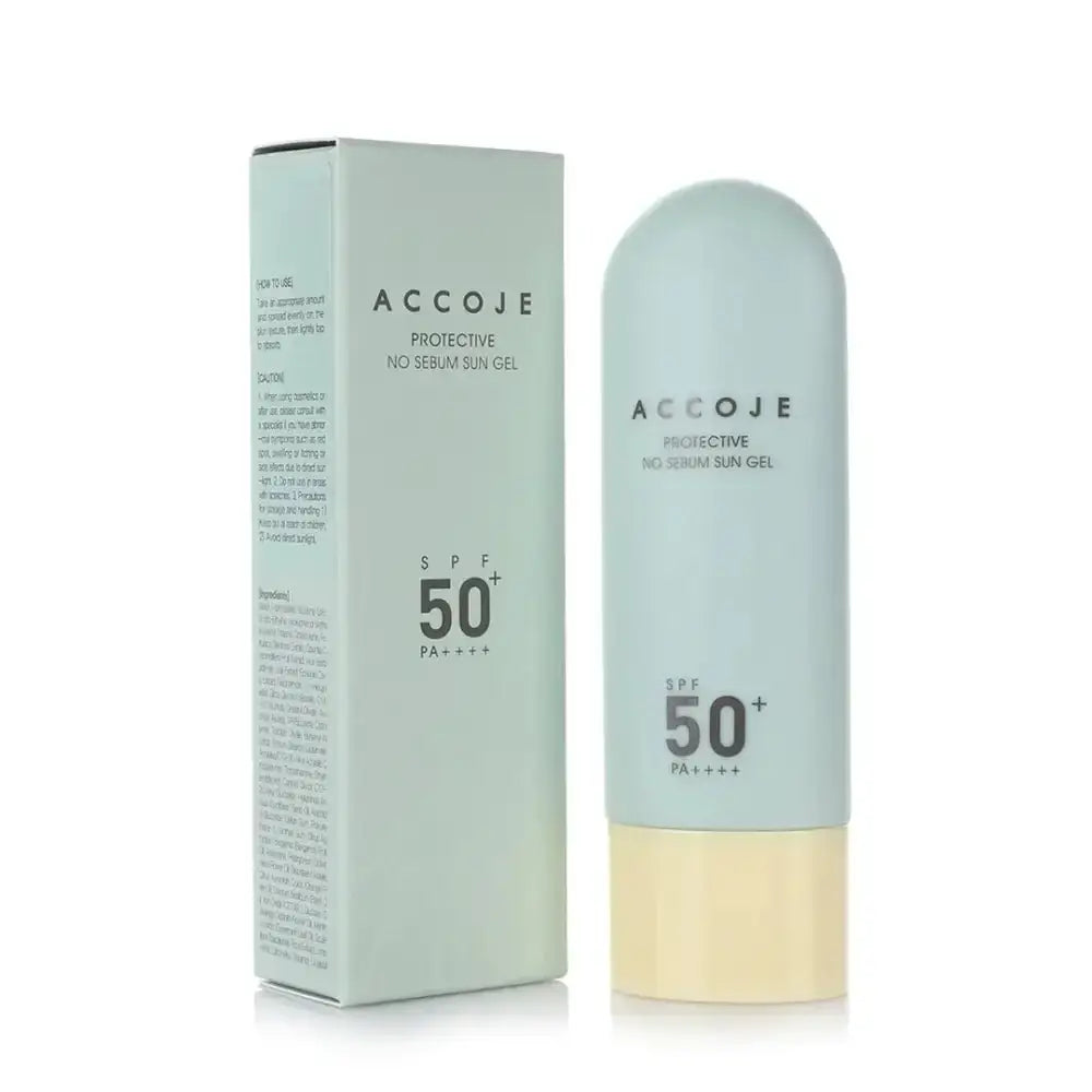 ACCOJE - ACCOJE PROTECTIVE SPF50+ NO SEBUM SUN GEL 50ML - Pharmazone - 