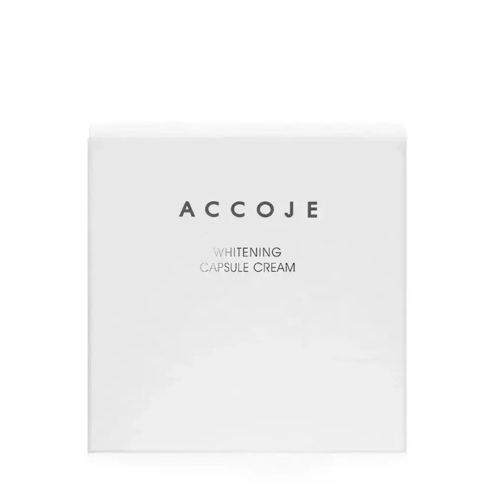 ACCOJE - Accoje Whitening Capsule Cream 50Ml - Pharmazone - 