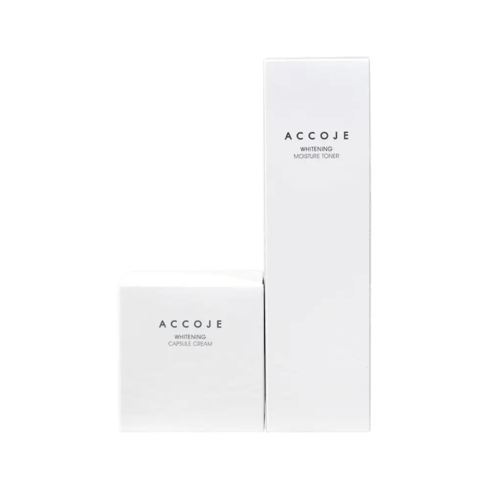 Accoje Whitening Cream + Toner Set