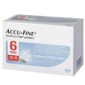 Accu-Fine Pen Needles 6mmx31G 100pcs
