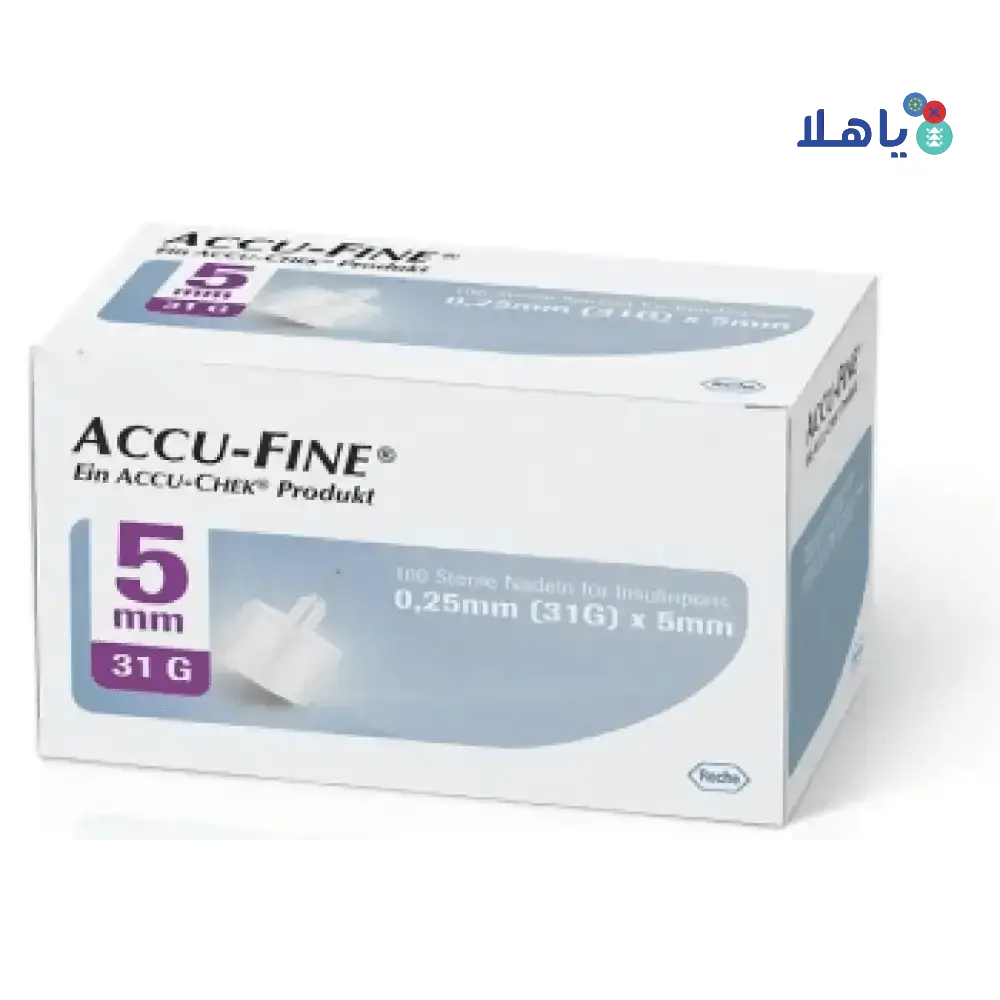 ROCHE Diagnostic - Accu - Fine Pen Needles 5mmx31G 100pcs - Pharmazone - 