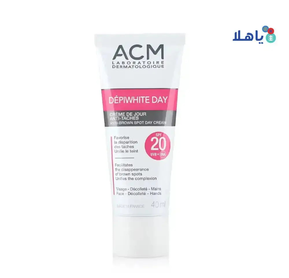 ACM - ACM DEPIWHITE DAY SPF20 ANTI - BROWN SPOT DAY CREAM 40ML - Pharmazone - 